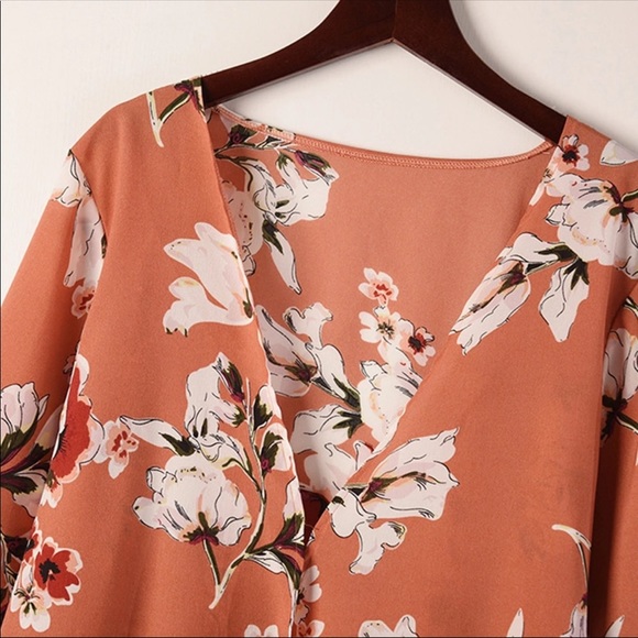 🌸Floral Bell-Sleeve Kimono - Picture 6 of 7